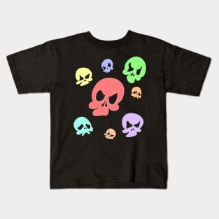 Colorful skulls Kids T-Shirt